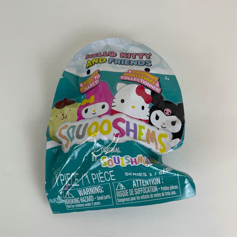 Squishmallows Hello Kitty and Friends Squooshems Series 1 Blind Bag Mystery Toy